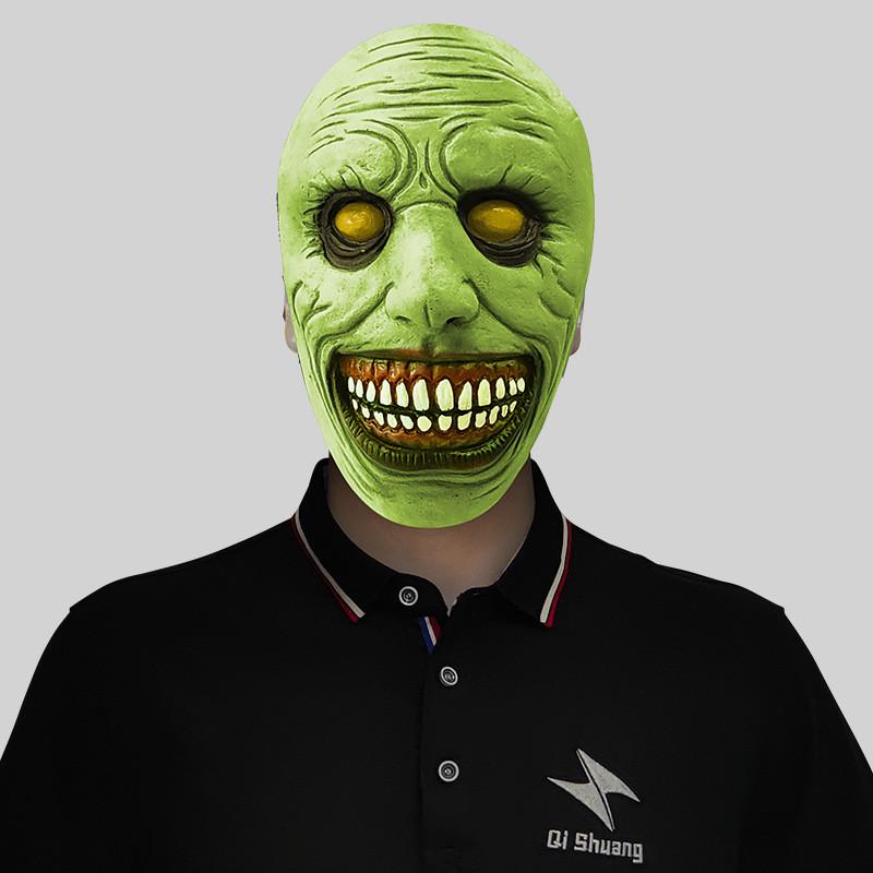 Goblin Spooky Green Mask For Costume Parties Featuring Eerie Design And Diy Features