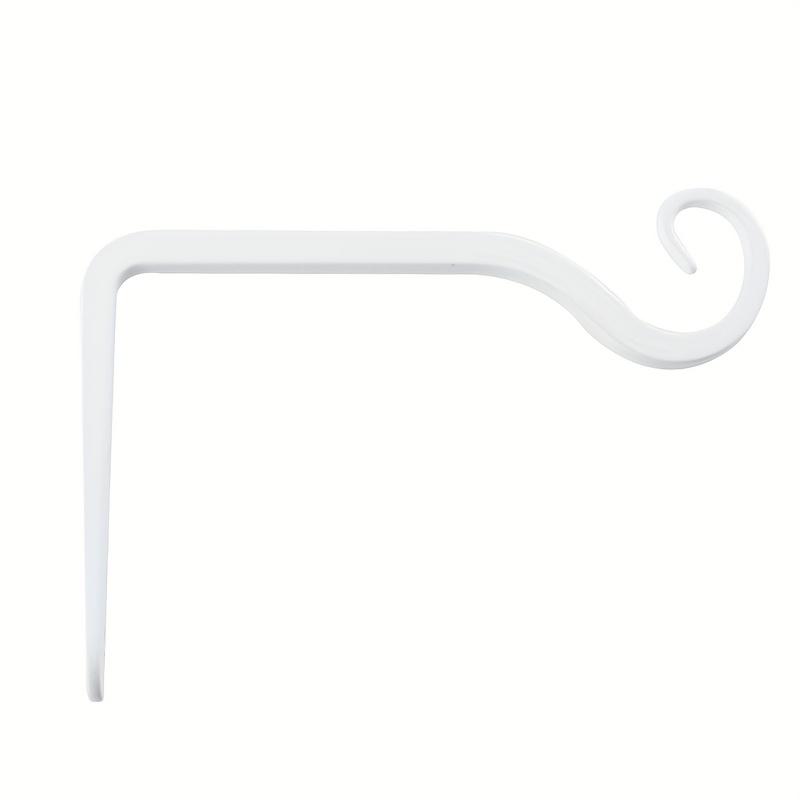 1 Pc Simple Wall-mounted Iron Clothes Hook - Formed by Bending, S-shaped Flower Basket Hook. Fixed with Self-tapping Screws.