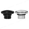 Chrome Vented Gas Cap Fuel Tank Smooth ForHarley Sportster 883 XL Dyna Softail 96-23