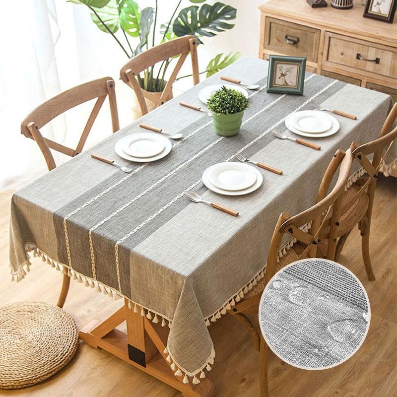 Rectangular Dining Table Cloth Waterproof Anti Slip Wear-resistant Soft Suitable for Home Kitchen and Dining Table Decoration