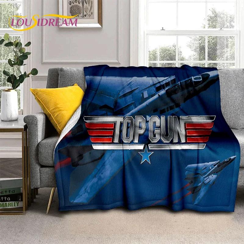 Top Gun Sign Tom Cruise Fighter Soft Flannel Blankets,Throw Blanket Comfortable Blanket for Picnic Beds Sofa Home Bedroom Gifts