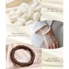 Silk Hair Ties 3-piece Set Mothers Day Gift 100 Natural 6A Grade Reduces Friction Prevents Static Electricity Gentle On No Marks High Elasticity Adult