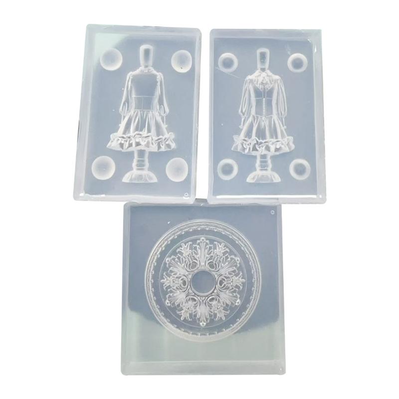

Silk Skirt Silicone Mould for Nail Art Jewelry Making Craft Flexible Reusable Tool 1