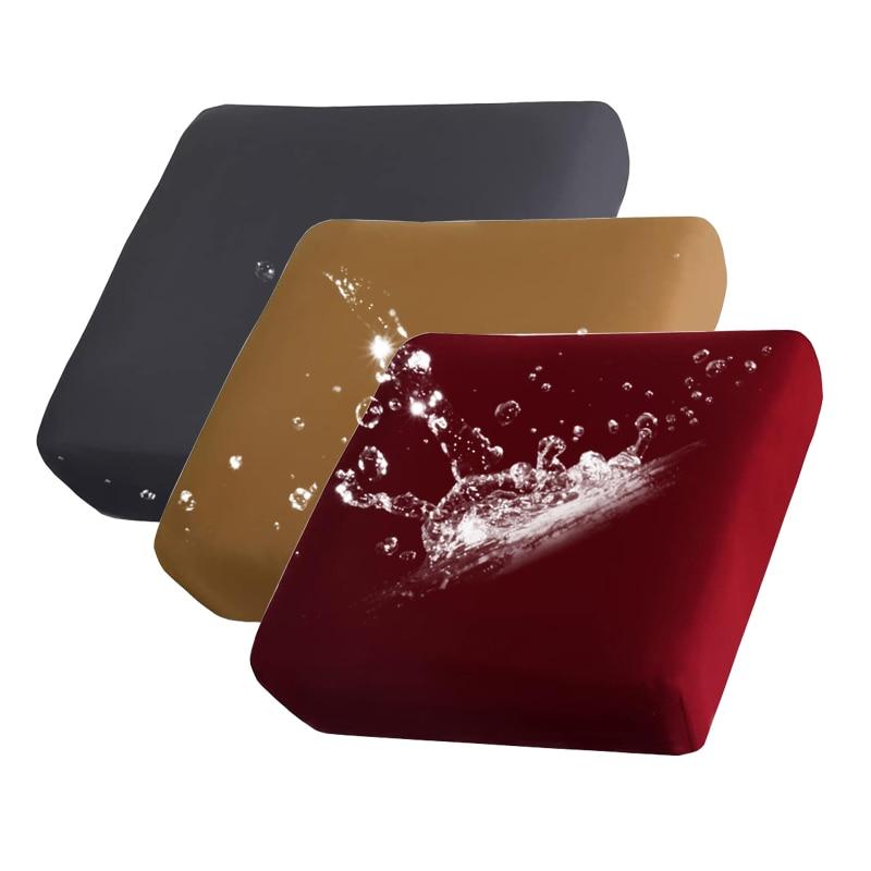 1/3/6 pezzi Impermeabile Cuscino Seduta Sedia Divano Fodere Copricuscino Elasticizzato Protezione Mobili per Bambini, Animali Domestici