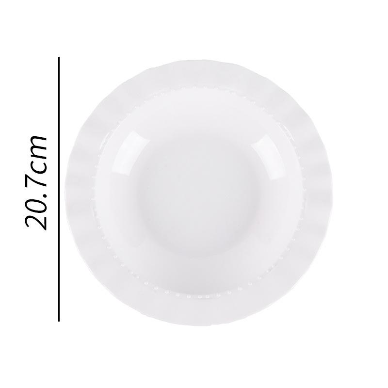 

Lace-trimmed Western-style Durable Household Fruit Platter белый