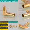 1BSP Anschluss 6 8 10 12 13 14 16mm Schlauchstutzen Gewindeanschluss 1/8 1/4 3/8 1/2 3/4 Gewinde Messing Rohrverschraubungen Winkel Pagode