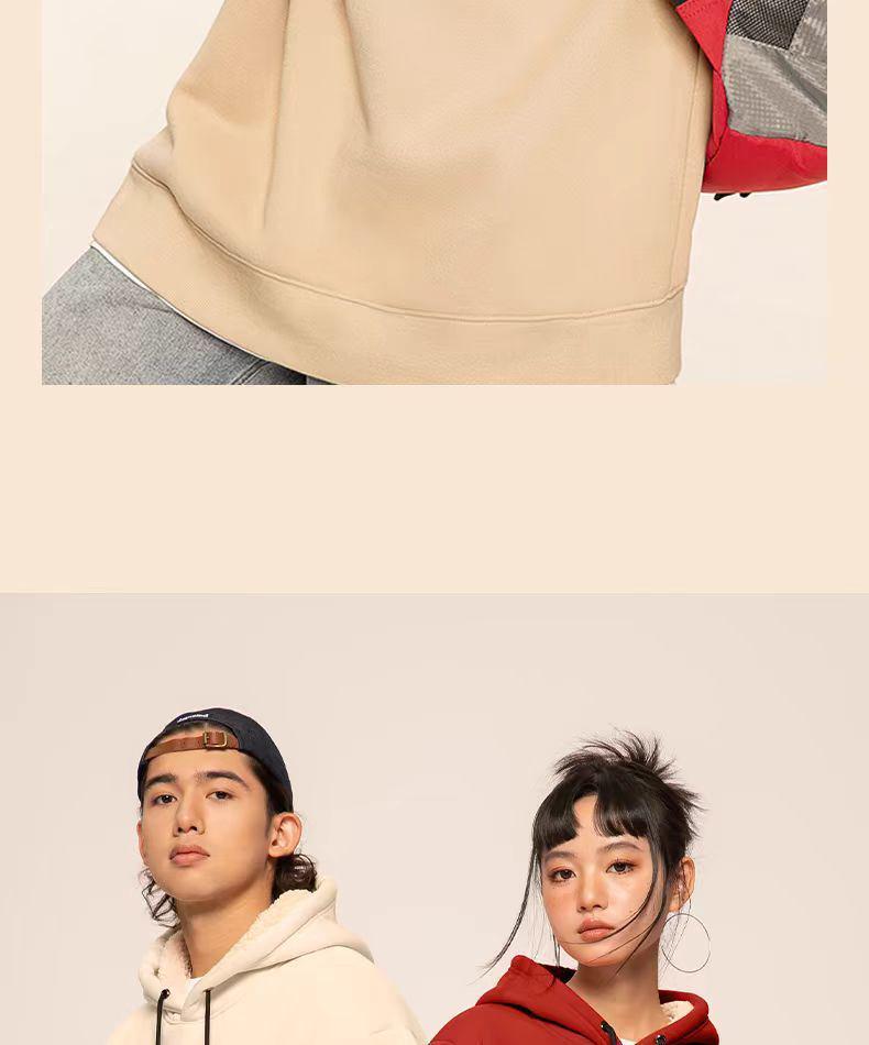 Men's Lambswool Hoodie - Plus Velvet, Thick, Loose Fit, Cold-Resistant, Hooded Jacket for Teens (Autumn/Winter)