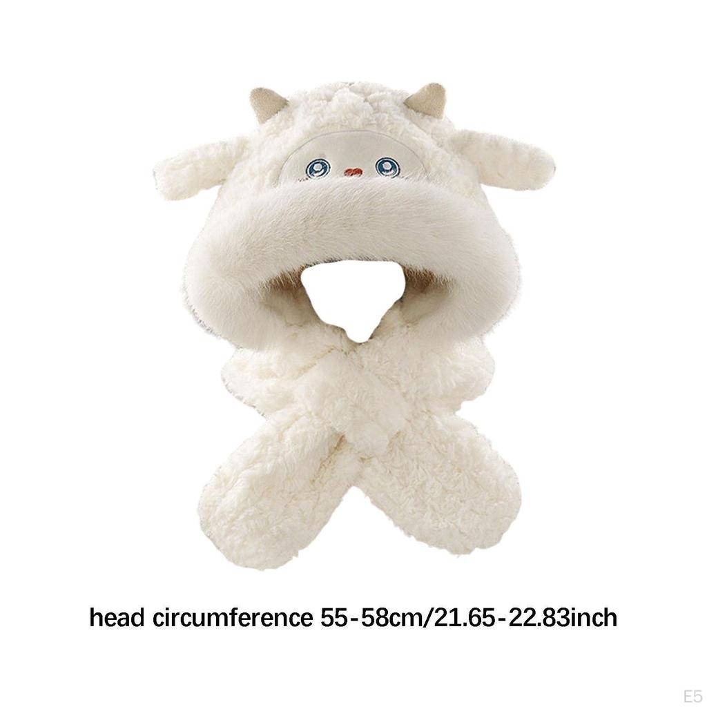 Hat Cute Thicken Soft Winter Warm for Cosplay Dress up Festive Outdoor