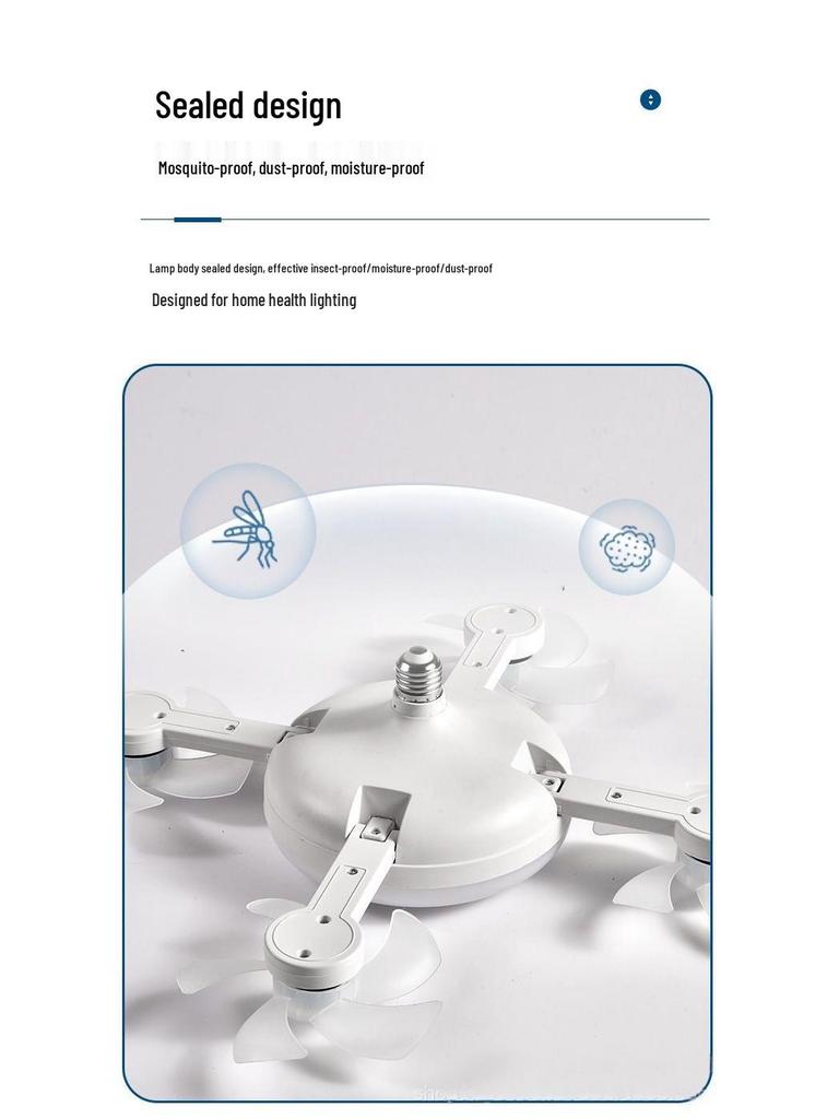 Nordic Style Remote Control Ceiling Fan with Light - Variable Frequency, Strong Wind for Bedroom