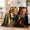 Chucky Tiffany Flanell-Kuscheldecke für Kinder Weich Warm Gemütlich für Sofa Bett Innenbereich Zuhause Schlafzimmergebrauch
