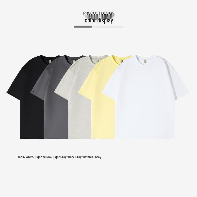 TonLion Men's Pure Cotton Short Sleeve T-Shirt