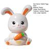 Rabbit Piggy Bank Large Capacity Cute Cartoon Bunny Key Unlock Saving Pot Ornament In-and-Out Boys Girls Cartoon Piggy Bank Money Box New Year Gift