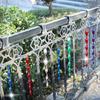 10Pcs Wind Chime Bird Scareres Reflective Deterrents Stick Sun Resistant Bird Scarers for Balcony and Yard Hanging