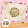 Rola Autocolante Hârtie Kraft 500 Buc. Etichetă Sigiliu Autoadezivă Ambalaj Decorativ Caligrafie Etichetă Binecuvântare Autocolant Sărbători Copt