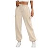 Women's Sweatpants Fleece Lined Baggy Athletic Jogger Trousers With Pockets Fall Casual Trendy Cargo Pants Fall Outfits