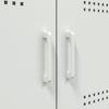 Highboard White 68 x 39 x 113 cm Steel