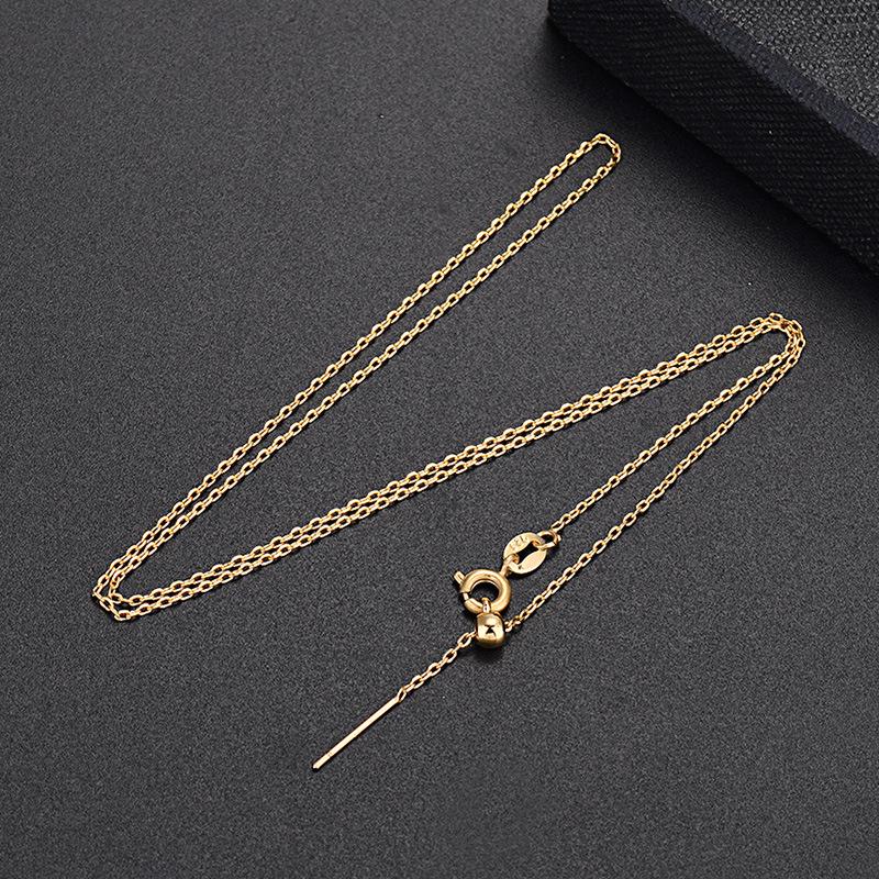 Universal DIY Adjustable Clavicle Cross Chain Necklace for Women