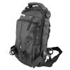 Men Nylon Backpack Waterproof Fashionable Multi Pocket Shoulder Chest Messenger Bag with USB Charging Port 5 Pocket