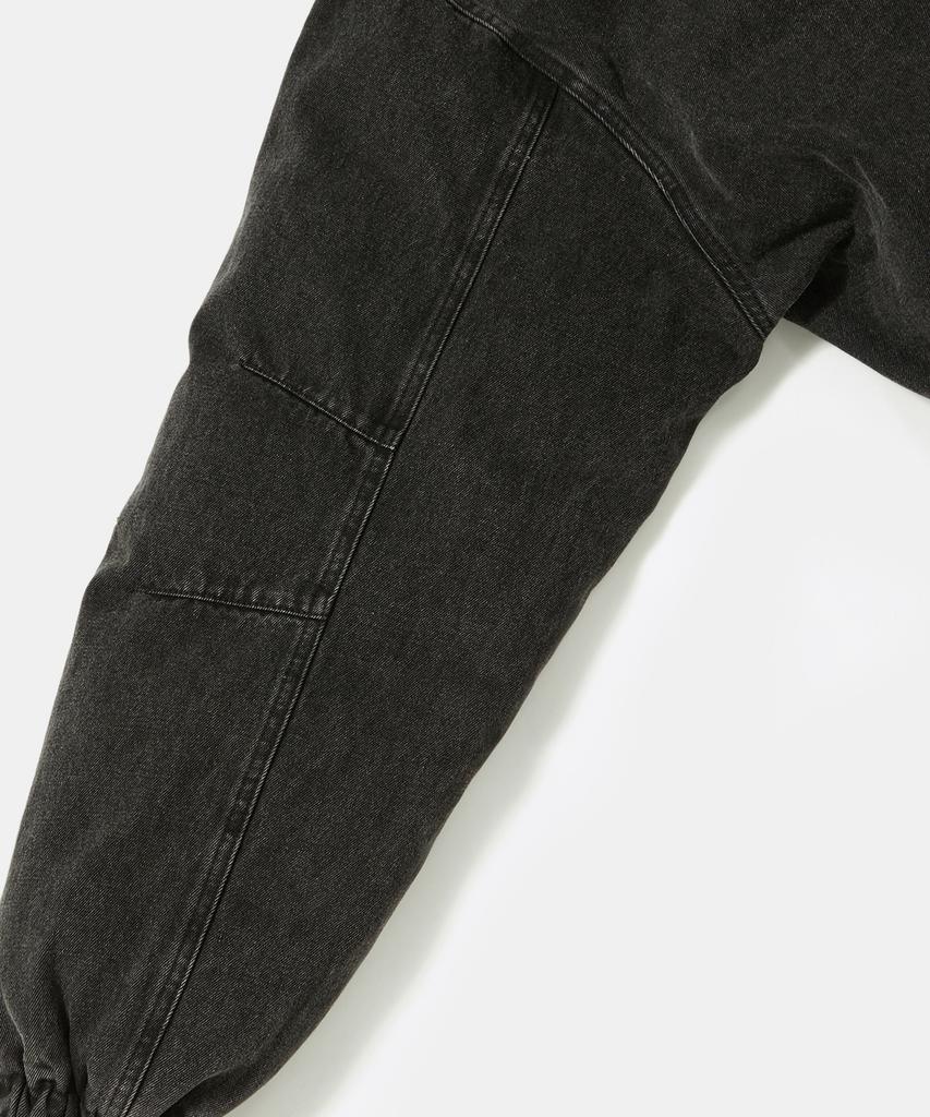 Columbia University B/S Street Denim Over Puffer Gray Denim
