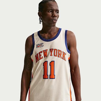 Men's Nike Jalen Brunson New York Knicks City Edition Men's Nike Nba Swingman Jersey