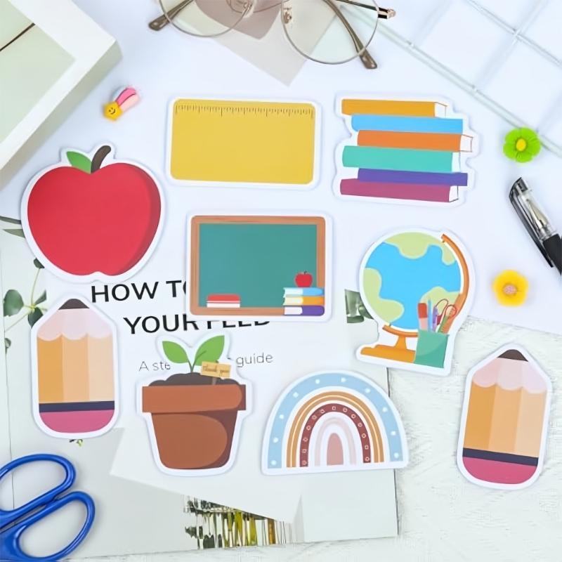 9 Pieces Friendly Removable Note Paper Set Strong Adhesive Note Sheets for Office Meetings and Creative Planning