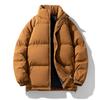 M-8XL Big Yards Stand-up Collar Cotton Jacket Men and Women Section of The Winter Loose Cotton Clothing Bread Clothing Solid Color Cotton Jacket