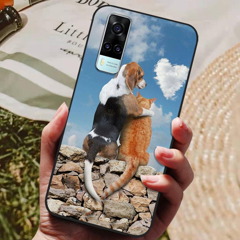 For Coque vivo Y31 2021 Case Silicon Back Cover Phone Case For Vivo V2036 Cases Soft bumper Funda for Vivo Y 31 VivoY31 2021 Bag