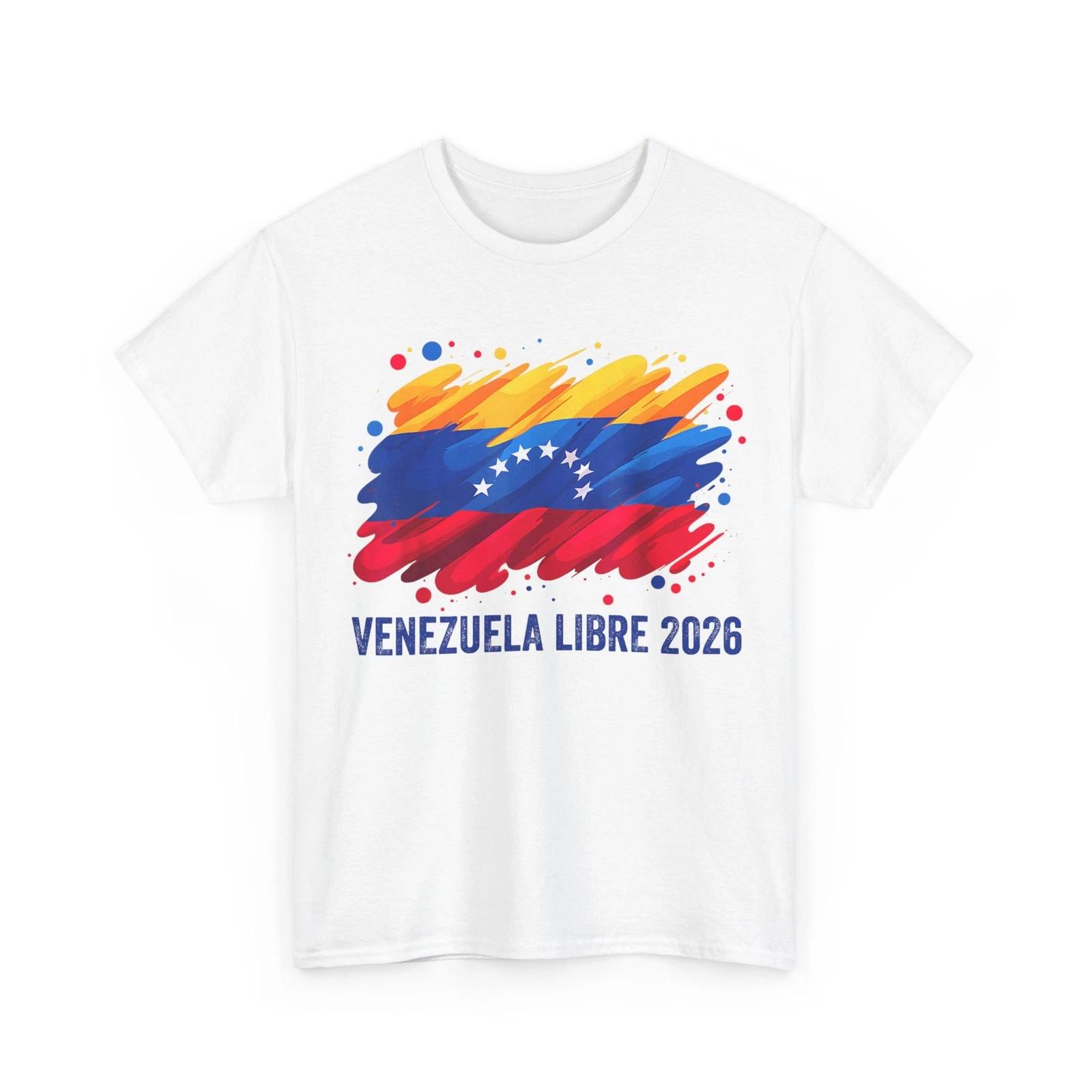 

Venezuela Libre 2026 Free Venezuela Flag T-Shirt 3XL