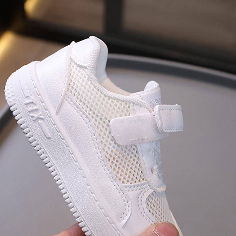 Summer Single Mesh Boys and Girls College Style Fashionable Soft Sole Wear-resistant Sports Shoes