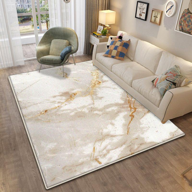 Simple Style Room Decoration Aesthetic Bedroom Carpet Non-slip Modern Living Room Rug Cloakroom Decoration Home Mats Easy Clean