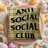 Cool AANTI SOCIAL SOCIAL CLUB Pillow Case Pattern Printed Pillowcase for Living Room Sofa Cushion Cover  Bedroom Decor