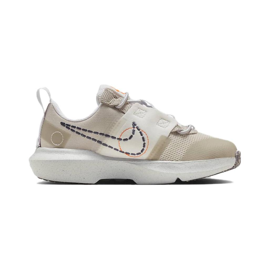 New Nike Crater Impact BP Anti Slip, Slip Resistant Low Top Kids Lifestyle Shoes White Brown Children Aged 3 7 Years Old DB3552-202