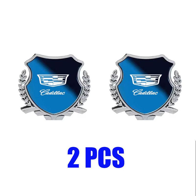 Metal Mirror Effect Car Body Emblem Rear Window Side Badge Sticker for Cadillac ATS CT4 CT5 CTS ESCALADE STS XLR XT4 XT5 XT6 XTS