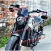 E24 Mirror Bar End Motorcycle Rearview Mirror Universal For BMW R1250GS R1200GS For Kawasaki Z1000 Z750 For Honda CB1000R CB600F