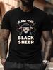 Plus Size T-shirt - "I AM THE BLACK SHEEP" Graphic