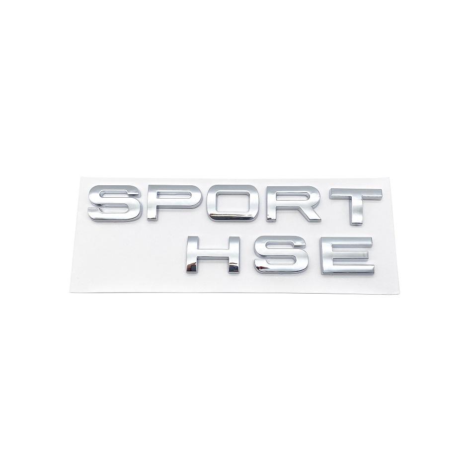 WDC5 New Car 3D ABS Letters Badge SPORT HSE Emblem for SUV Series Rear Trunk Tail Styling Sticker Accessories