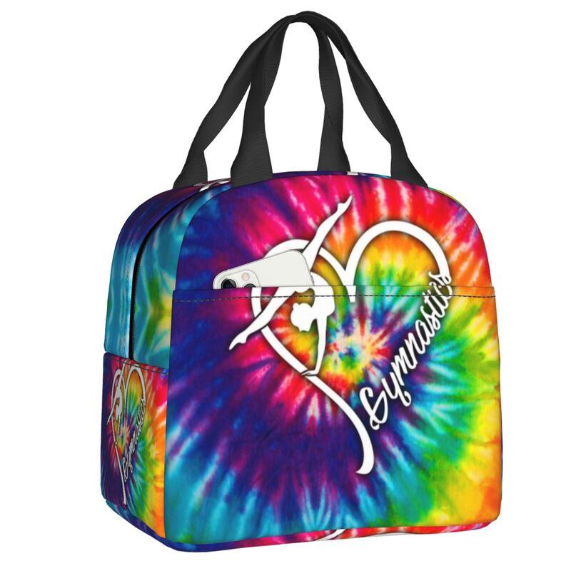 Dance Rhythmic Gymnastics Insulated Lunch Bag for Women Resuable Cooler Thermal Lunch Box Beach Camping Travel