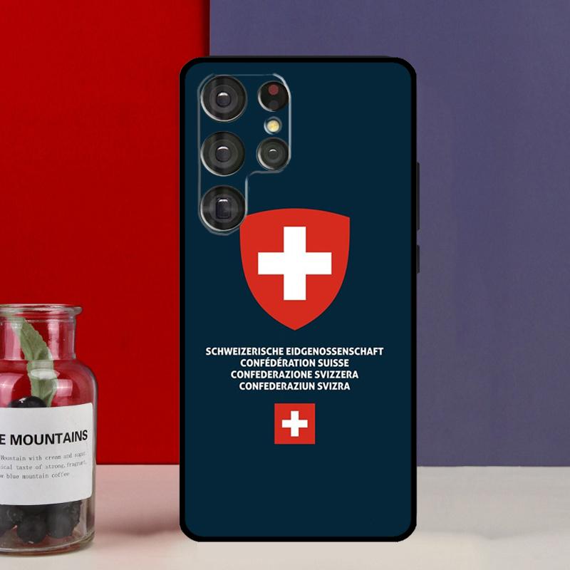 Швейцария Швейцарский флаг Чехол для Samsung Galaxy S20 S21 FE Plus Note 20 Ultra S8 S9 S10 Note 10 Plus ТПУ Чехол Galaxy S20 FE