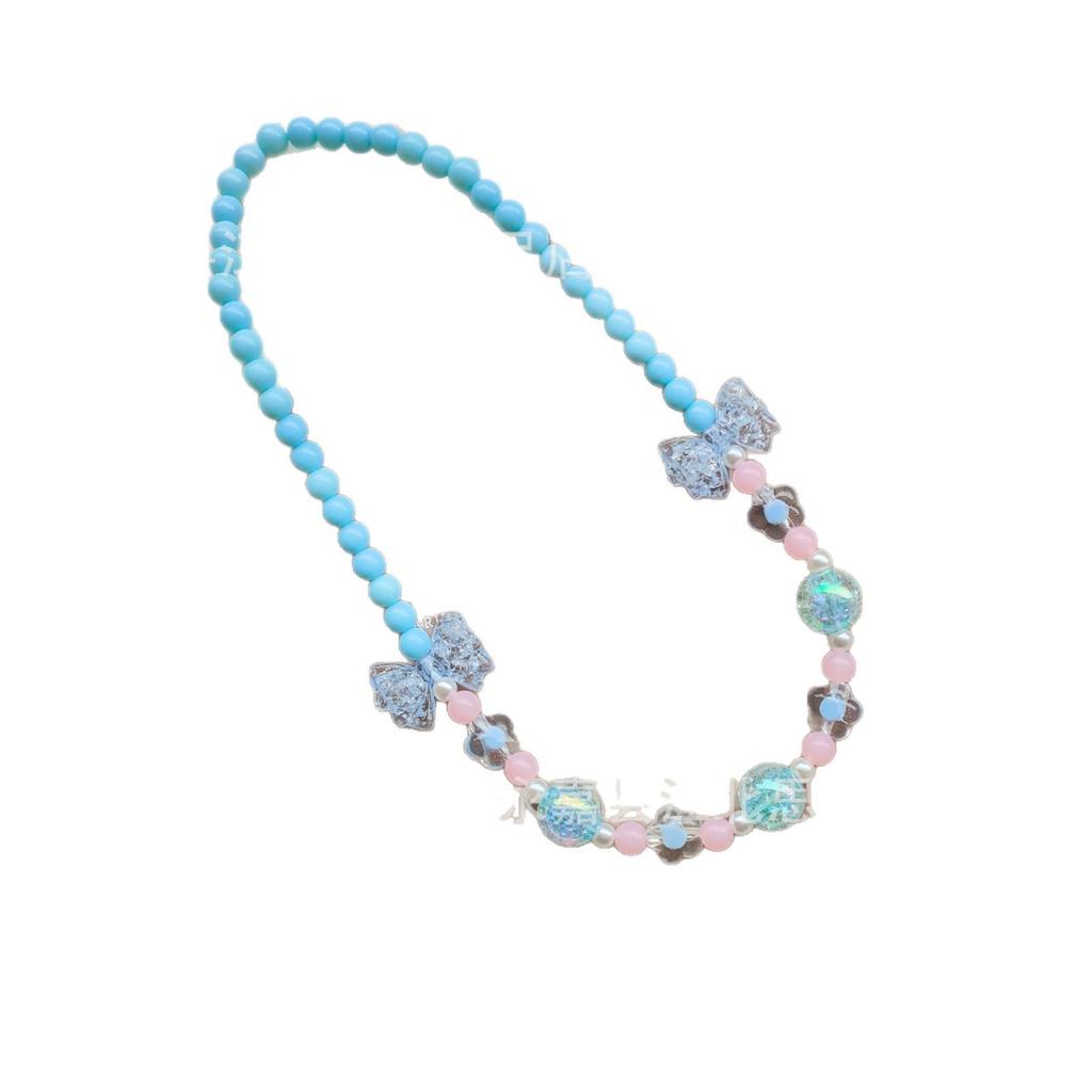 Transparent Colorful Jelly Bead Necklace for Kids