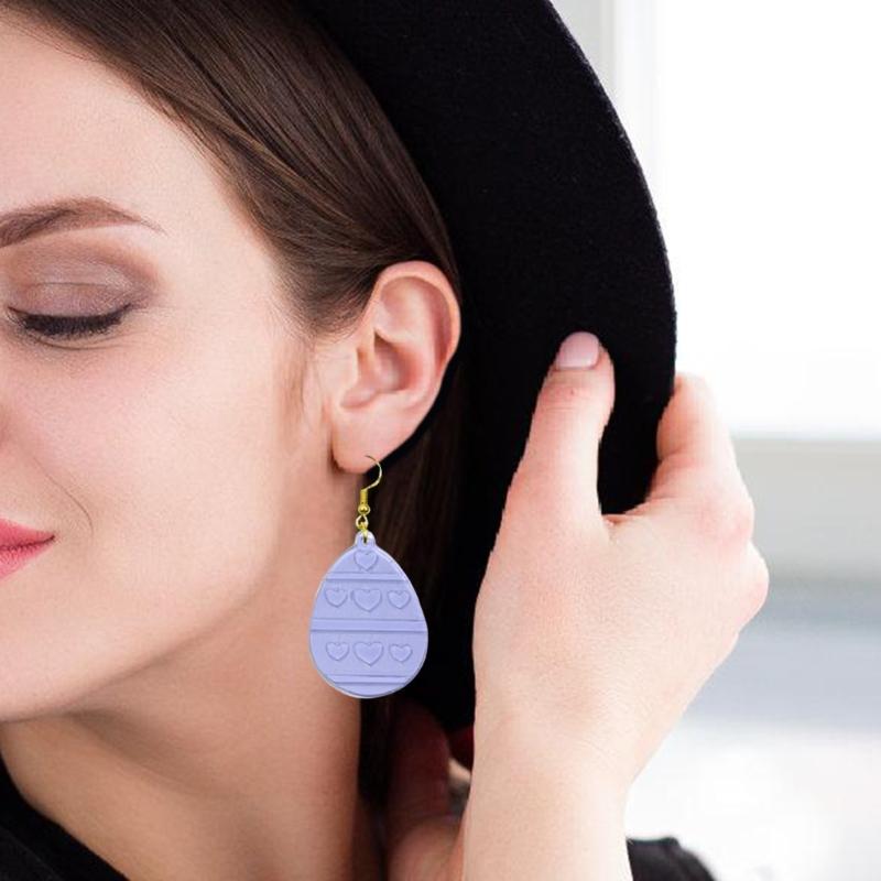 Creative Bear Shaped Silicone Mold Flexible Jewelry Making Silicone Bear Eggs Pendant Mold for Artistic Designs Work