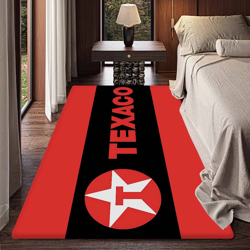 Vintage Texaco Sign Entrance Door Mat Washable Non-Slip Living Room Sofa Chairs Area Mat Kitchen Welcome Doormat