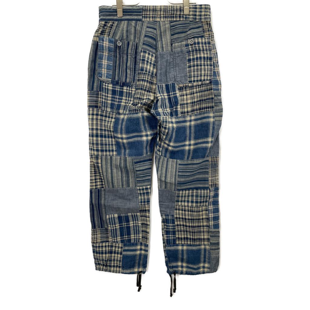 RRL Patchwork Drawstring Waist Trousers - Indigo Bottoms 28x30 blueUsed