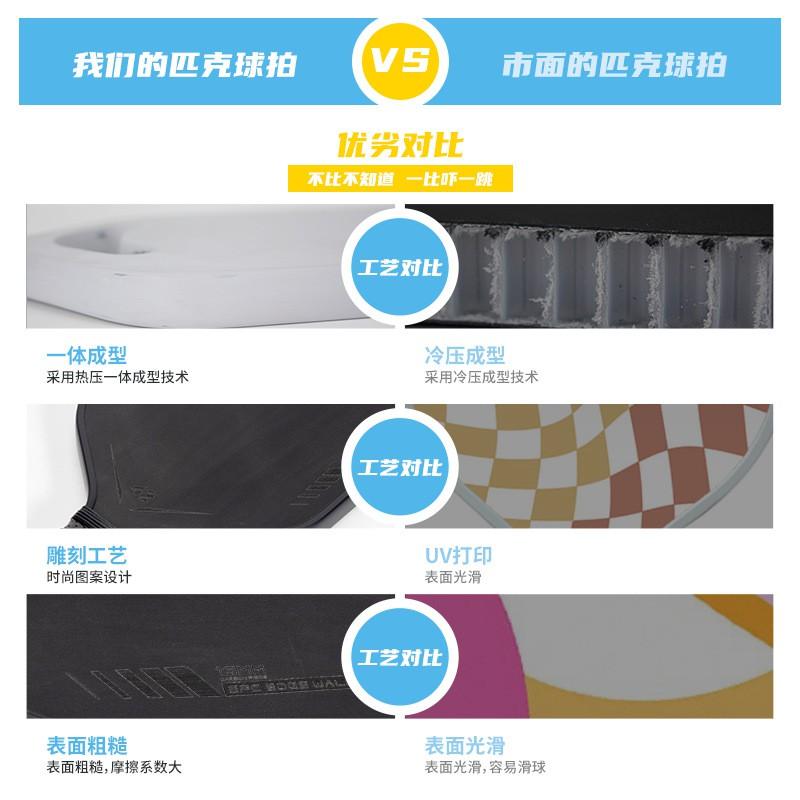 T700 Carbon Fiber Pickleball Paddle Outdoor Sports Racket