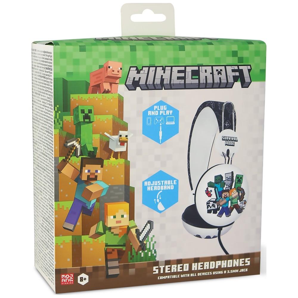 Słuchawki Nauszne Stereo Otl   Teen Minecraft