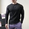 Herren Hoodie mit hohem Stretchanteil, schmaler Passform und schnelltrocknenden Eigenschaften - Atmungsaktives Herbst Winter Fitness Oberteil mit langen Ärmeln