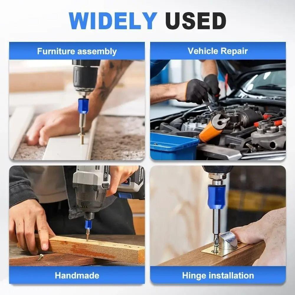 Aluminum Zinc Zinc Alloy Magnetizer Demagnetizer Magnetic Ring Drill Bit Set  Maintenance Tools