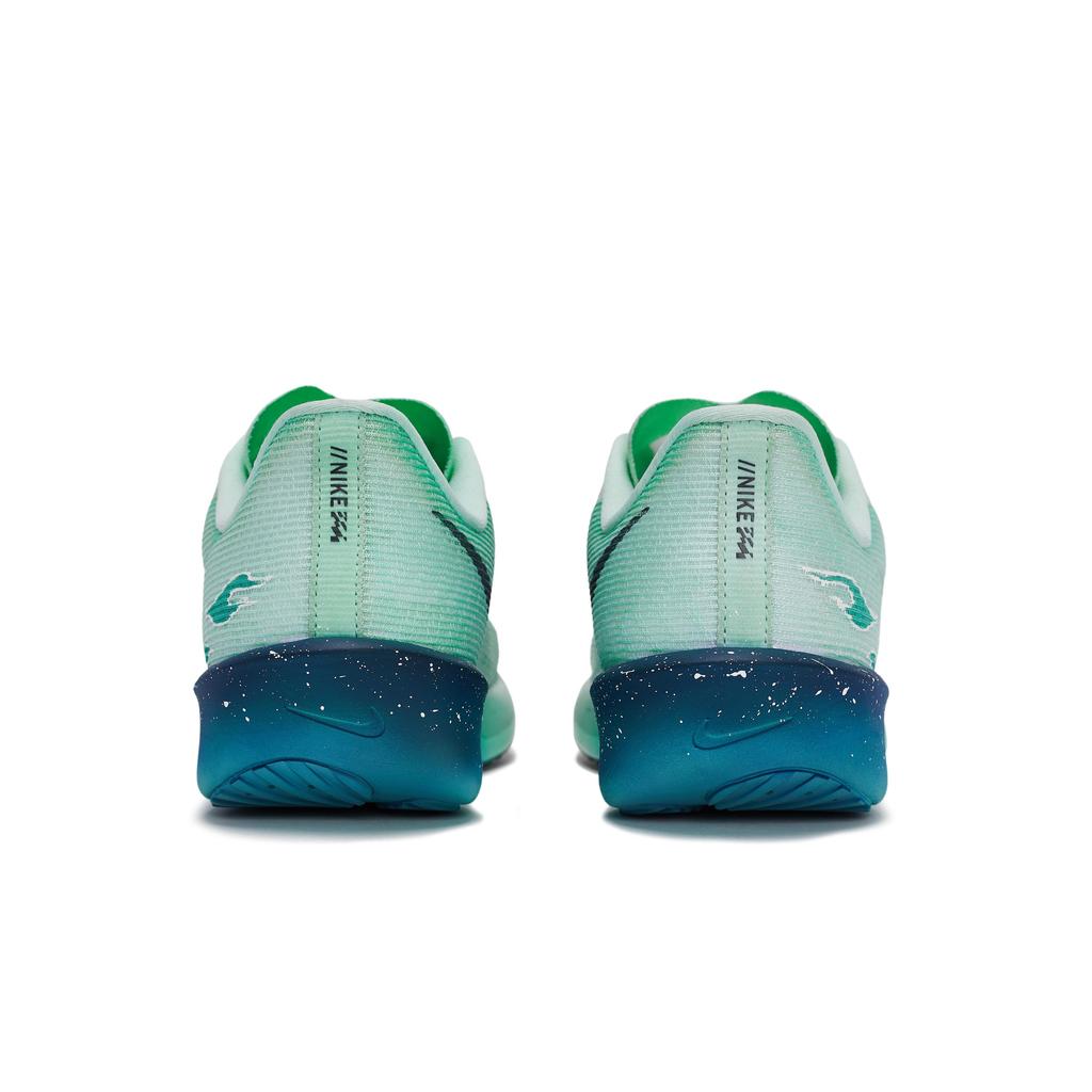 Nike Rival Fly 4 Abrasion Resistant Low top Running Shoes Men's Black Blue Cyan FV6040-102(Team1189-)