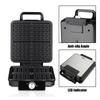 4-Slice 1500W Belgian Waffle Maker Double Heating Non-Stick Egg Cake Oven Pancake Egg Waffle Cake Machine Temperature Control