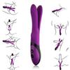 Waterproof Multispeed Multi-function Vibration Sex Toy Dual Motors Rabbit Vibrator G Spot Massager