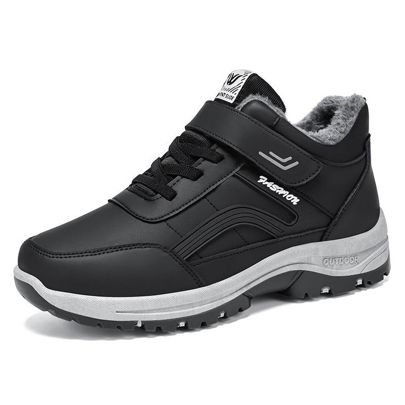 Snow Boots Men Plus Size Shoes For Men Comfortable Ankle Boots Warm Fur Men's Winter Boots Platform Men's Work Shoes Footwear